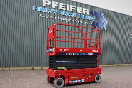 Scissor lift  Magni ES1212E Valid inspection, *Guarantee! Electric, 12 (1)