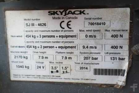 Saxliftar  Skyjack SJ4626 Electric, 10m Working Height, 454kg Capacit (12)