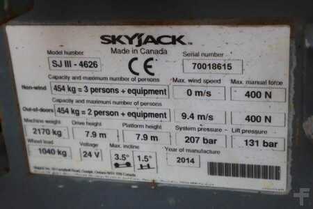 Nacelle à ciseaux  Skyjack SJ4626 Electric, 10m Working Height, 454kg Capacit (7)