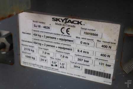 Plataforma Tijera  Skyjack SJ4626 Electric, 10m Working Height, 454kg Capacit (7)