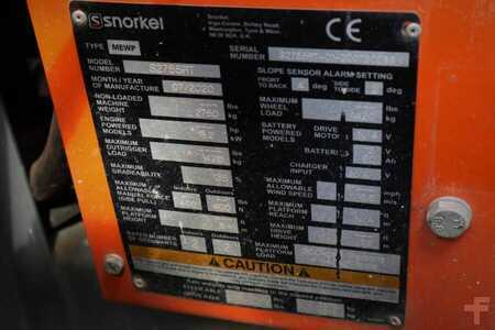 Scissor lift  Snorkel S2755RT Valid Inspection, *Guarantee! Diesel, 10.1 (6)