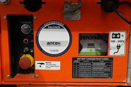 Sakse arbejds platform  Snorkel S3219E Valid Inspection, *Guarantee! ,Electric, 8m (5)