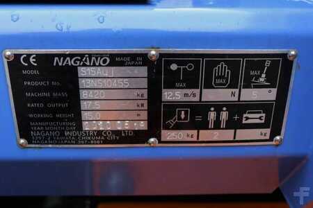 Nacelle télescopique  Nagano S15Auj Valid inspection, *Guarantee! Diesel, 15 m (6)
