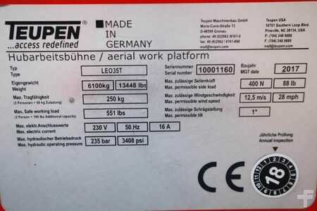 Nacelle télescopique  Teupen Leo 35T Valid inspection, *Guarantee! 230 V Electr (7)