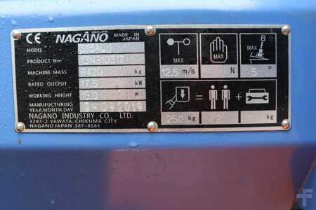 Nacelle télescopique  Nagano S15Auj Valid inspection, *Guarantee! Diesel, 15 m (6)