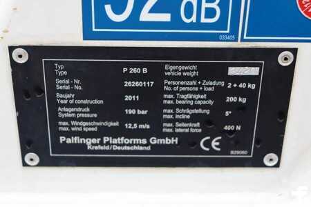 Podnośniki koszowe  Palfinger P260B Dutch Registration, Driving Licence B/3, Die (6)