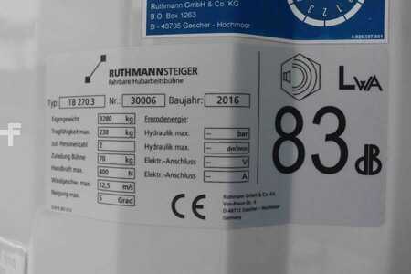 Podnośniki koszowe  Ruthmann TB270.3 Driving Licence B/3. Volkswagen Crafter TD (6)