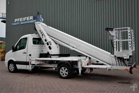 Nacelle sur camion  Ruthmann TB270.3 Driving Licence B/3. Volkswagen Crafter TD (8)