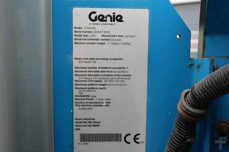 Knikarmhoogwerker  Genie Z34/22N Electric, 4x2 Drive, 12.5m Working Height, (6)