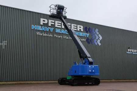 Piattaforme telescopiche - Aichi SR12CSM Diesel, Tracked Boomlift, 14.1m Working He (2)