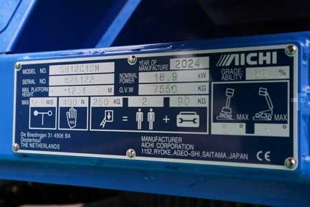 Plataforma Telescópica  Aichi SR12CSM Diesel, Tracked Boomlift, 14.1m Working He (6)