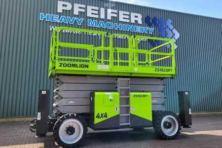 Scissor lift  Zoomlion ZS1623RT Diesel, 4x4 Drive, 18m Working Height, 68 (1)