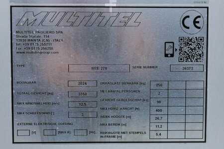 Plataforma sobre camión  Multitel MTE270 Valid inspection, *Guarantee! Driving Licen (6)