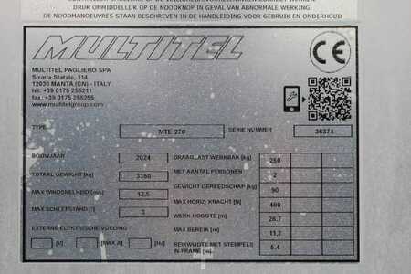 Plataforma sobre camión  Multitel MTE270 Valid inspection, *Guarantee! Driving Licen (6)