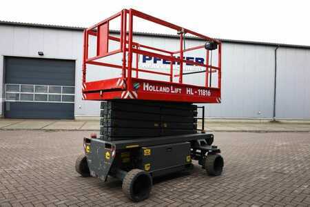 Piattaforme aeree a pantografo - Holland Lift Ecostar HL-11816 Electric, 14m Working Height, 300 (2)