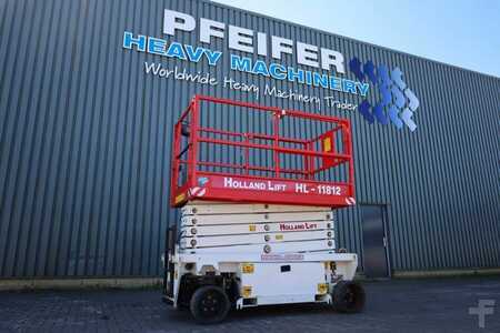 Scherenarbeitsbühne - Holland-Lift Ecostar HL-11812 Electric, 14m Working Height, 300 (1)