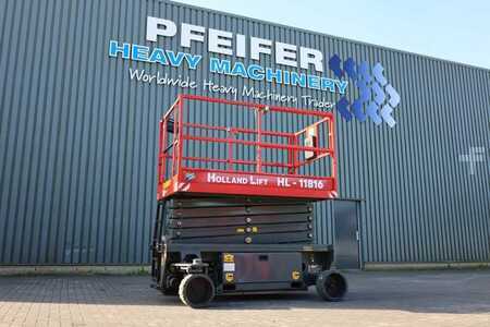 Scissor lift  Holland-Lift Ecostar HL-11816 Electric, 14m Working Height, 300 (1)
