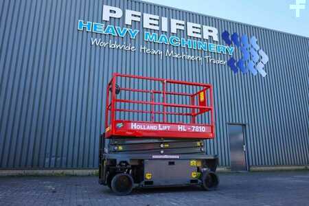 Scherenarbeitsbühne  Holland Lift Ecostar HL-7810 Electric, 10m Working Height, 450k (1)