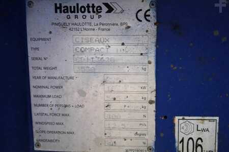 Saxliftar - Haulotte COMPACT 10DX Diesel, 4x4 Drive, 10.15m Working Hei (6)