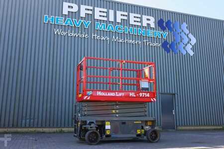 Saxliftar  Holland-Lift Ecostar HL-9714 Electric, 12m Working Height, 325k (1)