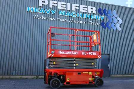 Scherenarbeitsbühne - Holland-Lift Ecostar HL-9710 Electric, 12m Working Height, 325k (1)