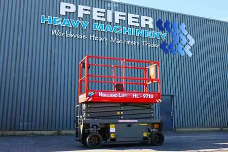 Scherenarbeitsbühne - Holland-Lift Ecostar HL-9710 Electric, 12m Working Height, 325k (1)