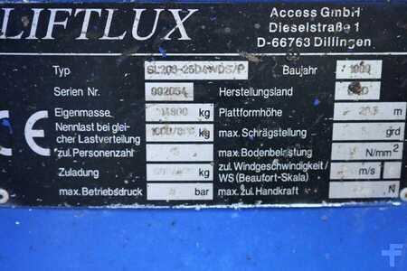 Scherenarbeitsbühne - Liftlux SL205-25D Diesel, 4x4 Drive, Hydraulic Deck Extens (6)