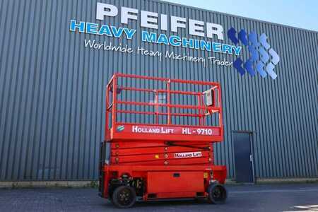 Scherenarbeitsbühne - Holland-Lift Ecostar HL-9710 Electric, 12m Working Height, 325k (1)
