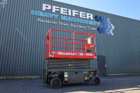 Scherenarbeitsbühne - Holland-Lift Ecostar HL-9714 Electric, 12m Working Height, 325k (1)