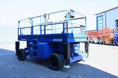 Scissors Lifts - Haulotte H12SX Diesel, 4x4 Drive, 12m Working Height, 700kg (7)