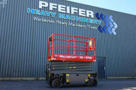 Scissors Lifts - Holland-Lift Ecostar HL-9710 Electric, 12m Working Height, 325k (1)