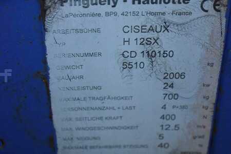 Schaarhoogwerker  Haulotte H12SX Diesel, 4x4 Drive, 12m Working Height, 700kg (7)