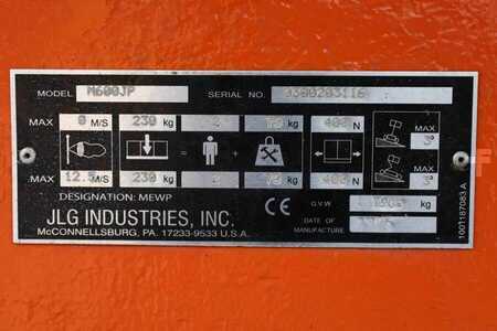 Piattaforme aeree articolate  JLG M600JP Hybrid, 20.2m Working Height, 14.2m Reach, (7)