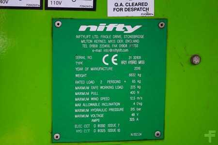 Articulating boom - Niftylift HR21 HYBRID Hybrid, 4x4 Drive, 21m Working Height, (7)