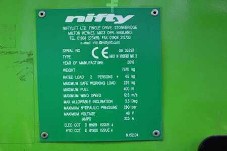 Knikarmhoogwerker  Niftylift HR17N HYBRID MK3 Hybrid Battery & Diesel, 17m Work (6)