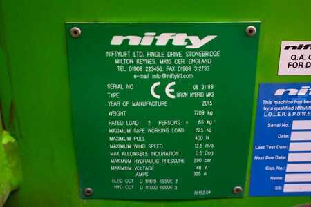 Piattaforme aeree articolate  Niftylift HR17N Hybrid MK3 Hybrid Battery & Diesel, 17m Work (6)