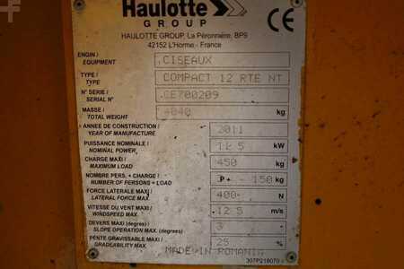Piattaforme aeree a pantografo - Haulotte Compact 12RTE Electric, 12m Working Height, 450kg (7)