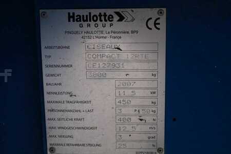 Piattaforme aeree a pantografo - Haulotte Compact 12RTE Electric, 12m Working Height, 450kg (7)