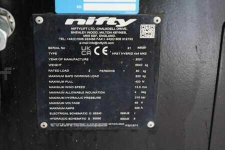 Articulating boom - Niftylift HR21 HYBRIDE 4x4 MK2 Hybride, 4x4 Drive, 21m Worki (7)
