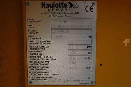 Piattaforme aeree a pantografo - Haulotte Compact 12RTE Electric, 12m Working Height, 450kg (7)