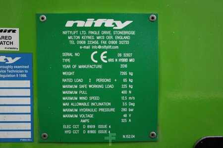 Articulating boom - Niftylift HR15N Hybrid MK3 Hybrid, 4x2 Drive, 15.5m Working (6)