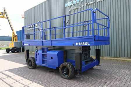 Piattaforme aeree a pantografo - Haulotte H15SXL Diesel, 4x4 Drive, 15m Working Height, 500k (8)
