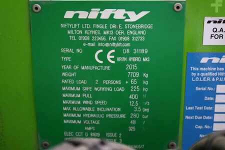Csukló munka emelvény - Niftylift HR17N Hybrid MK3 Hybrid Battery & Diesel, 17m Work (7)