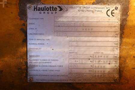 Ollós munka emelvény  Haulotte COMPACT 14 Electric, 14m Working Height, 350kg Cap (6)