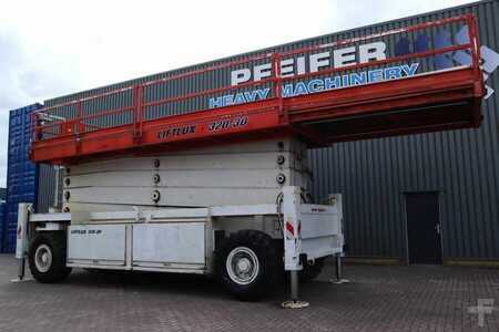 Pracovní plošina s nůžkovým zdvihem - Liftlux SL320-30DS Diesel, 4x4 Drive, 34m Working Height, (10)