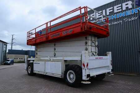 Pracovní plošina s nůžkovým zdvihem - Liftlux SL320-30DS Diesel, 4x4 Drive, 34m Working Height, (8)