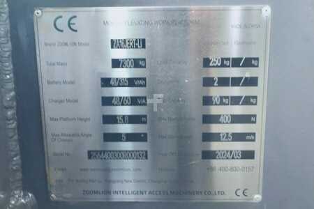 Kloubová pracovní plošina - Zoomlion ZA16JERT-LI NEW / UNUSED, Valid Inspection, *Guara (6)