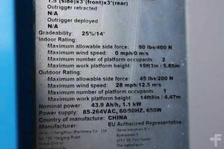 Scissor lift - Genie GS1932 E-Drive Several In Stock, 8m Working Height (5)