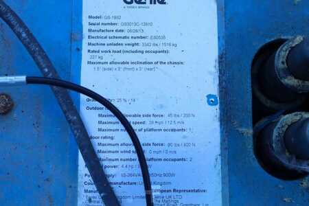 Scissor lift - Genie GS1932 Electric, Working Height 7.8 m, 227kg Capac (7)