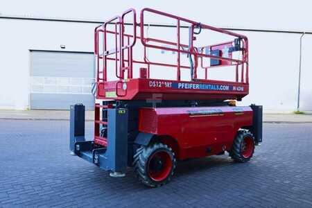 Pracovní plošina s nůžkovým zdvihem - Magni DS1218RT Valid inspection, Diesel, 4x4 Drive, 12m (2)